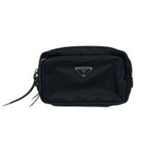Prada belt bag black waist Body Bum Crossbody Bag Black